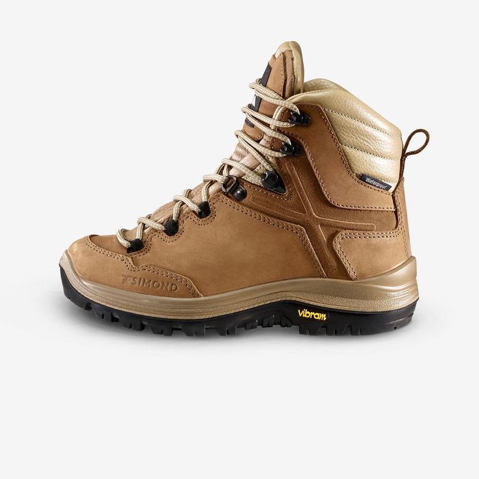Botas de Trekking de couro impermeáveis Mulher Vibram MT500 Leather -
