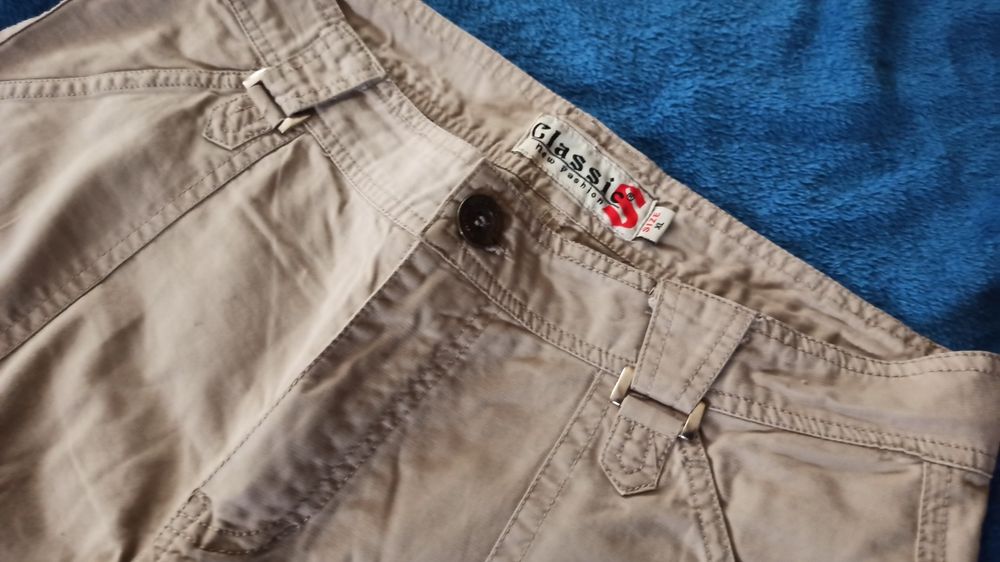 Spodnie damskie beżowe L 40