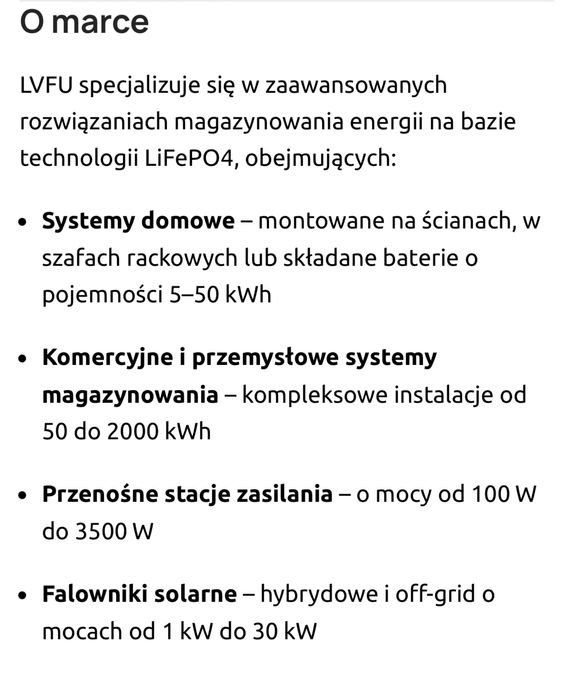 LifePO4  5.12 kwh kupujesz od przedstawiciela producenta LFVU