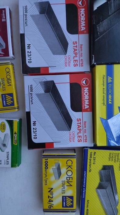 Скобы для степлер