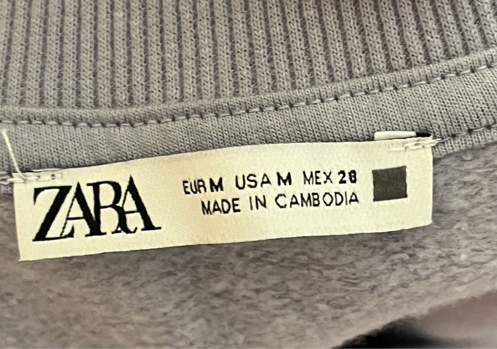 Сукня-жилетка ZARA джинсового кольору