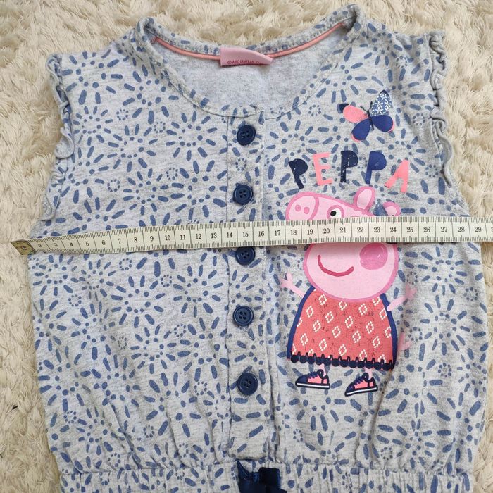 Peppa pig 4-5l lekki bawełniany kombinezon