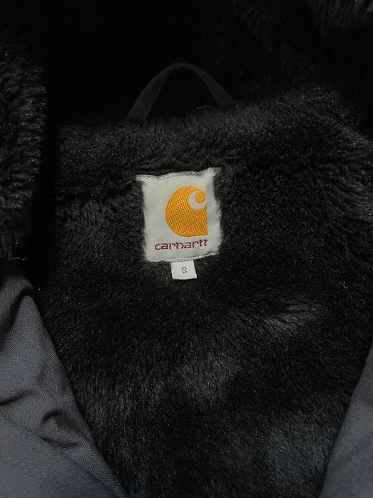 ocieplana kurtka Carhartt W' Mountain Coat black label winter jacket