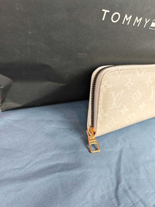 Portfel damski duży Louis Vuitton kolory monogram jasny premium