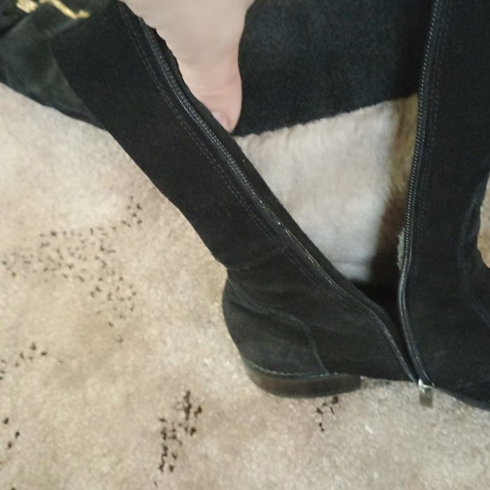 Ботфорди натуральна замша!!!