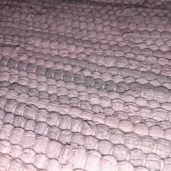 Tapete 100% Algodão Cinza 70x135cm