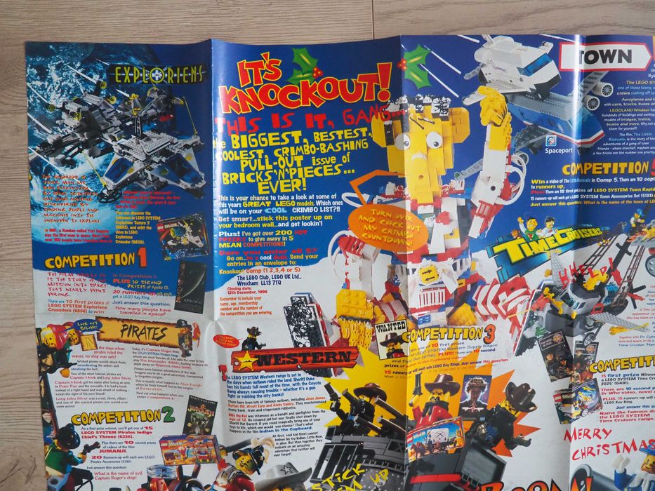 Lego duży pakat rzadki western space castle