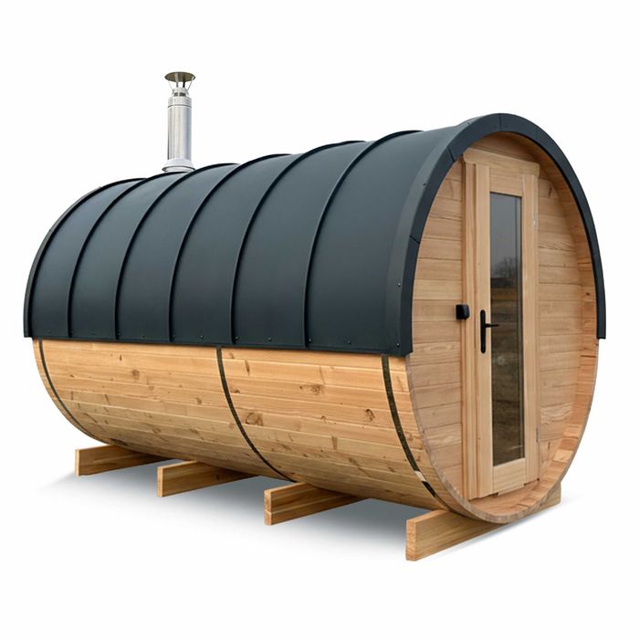 Sauna ogrodowa beczka drewniana sauna rozmiar XL 1