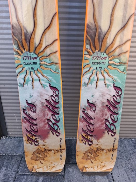 Narty skiturowe feeride  tanie Nordica Hell's Belles 90  178cm