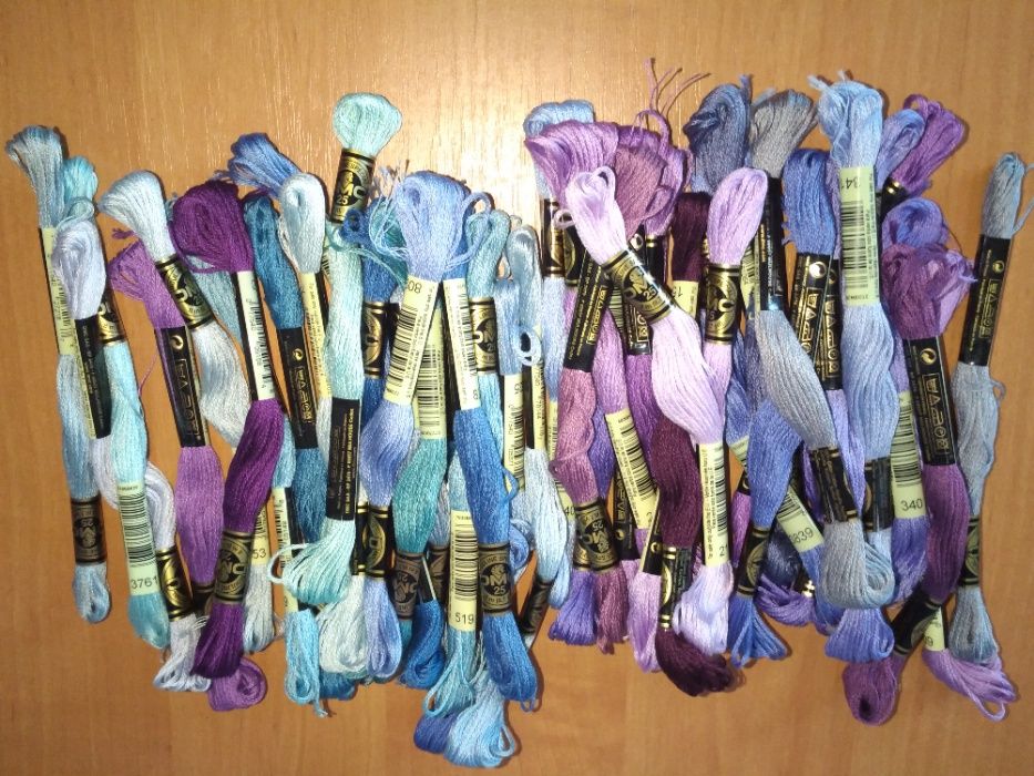 Нитки DMC ДМС (Франция) для вышивания.