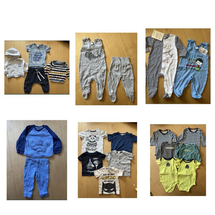 Paka ubranek, rozmiar 68 / HM, Carters, Reserved, Pinokio, Kappahl