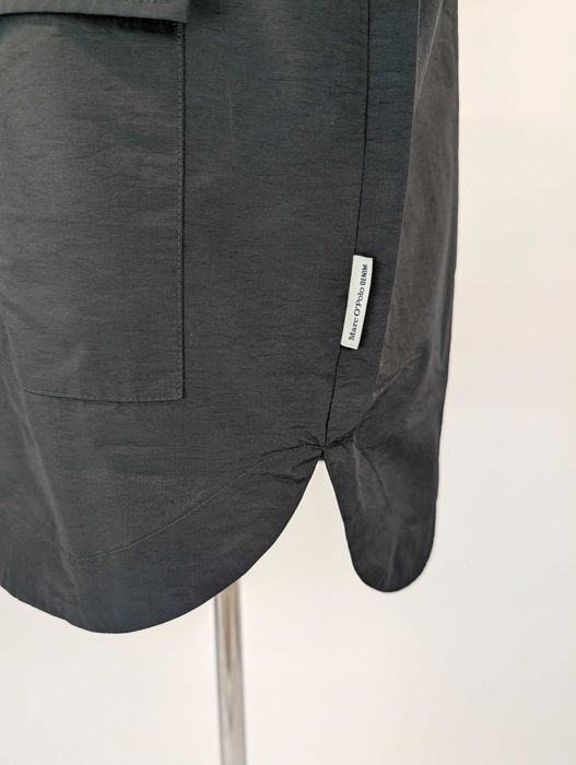 Męska koszula czarna minimalist utility casual premium Marc O’Polo S bawełna