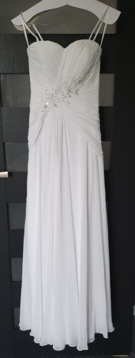 Suknia ślubna roz. 34 XS skromna