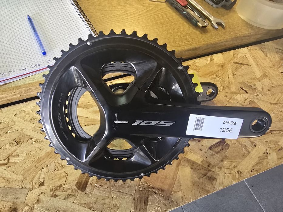 Pedaleiro shimano 105 novo 165mm