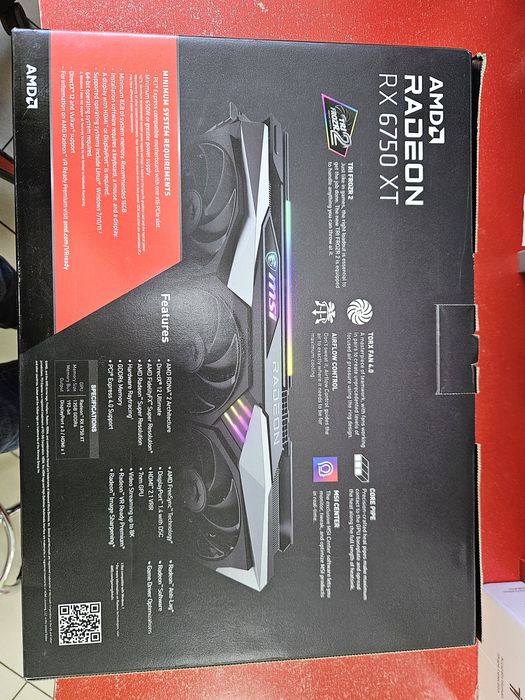 Відеокарта MSI Radeon RX 6750 XT GAMING X TRIO 12G