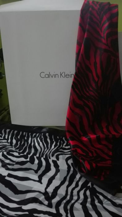 Szal chusta apaszka Satyna Zebra