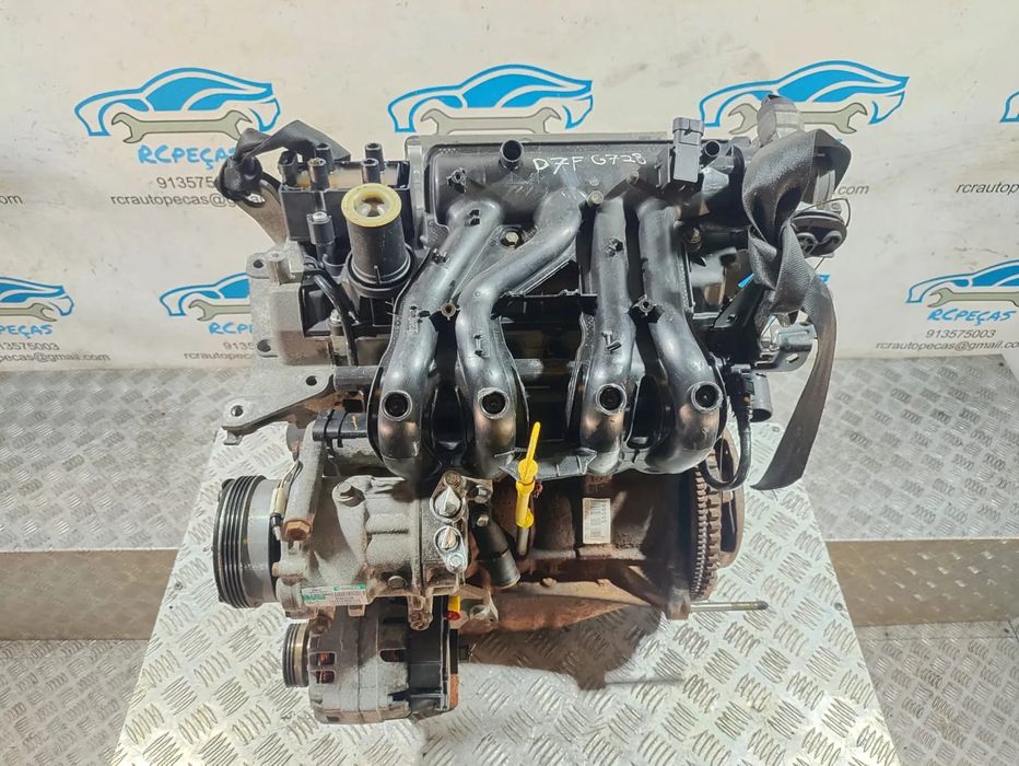 Motor Completo Renault Clio Mk2 II 2 Fase 1 1.2i 8v 58cv D7FG726