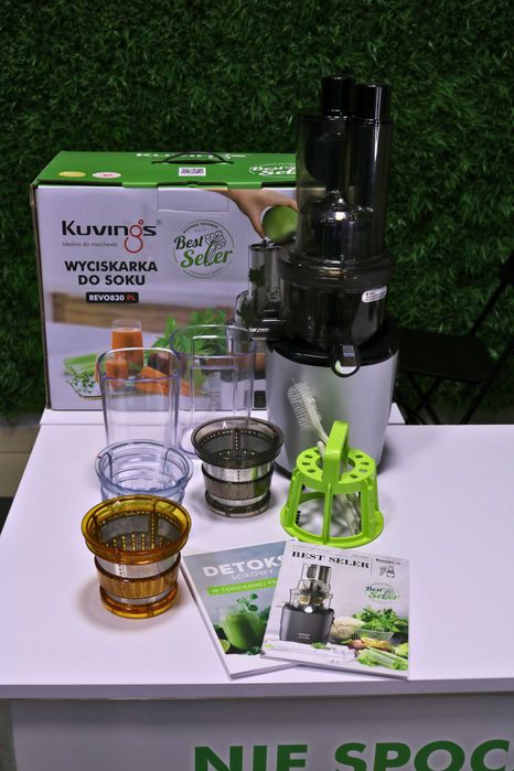 Wyciskarka wolnoobrotowa Kuvings REVO830 Srebrna - Kuvings OUTLET