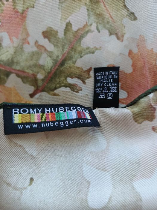 Шарф палантин шовк натуральний ,silk twill ,Hubegger, Італія
