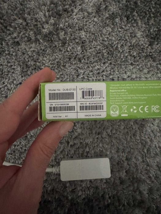 Adaptador D-Link USB-C para Internet429593364991191044