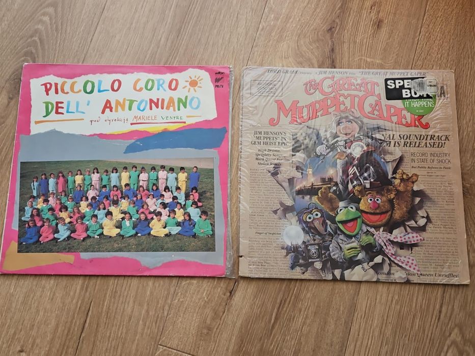 Zestaw 2 winyli–The Great MuppetCaper(w folii)+Piccolo Coro dell’Anton