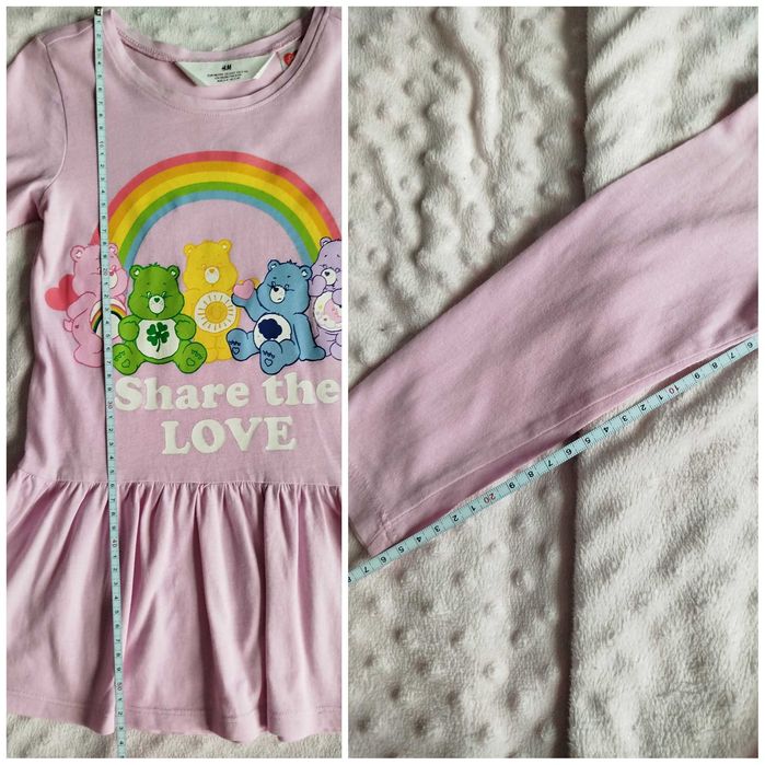 Zestaw 7szt. bluzy swetry sukienka bluzka 98 / 104