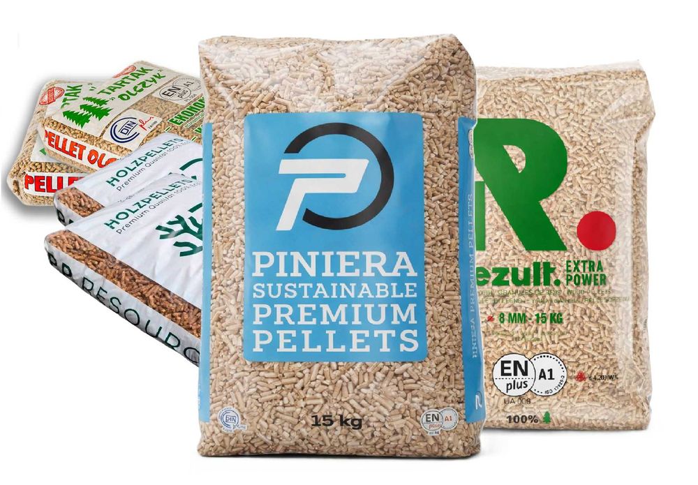 PELLET sosnowy pelet 15kg certyfikowany A1 dostawa  GRATIS
