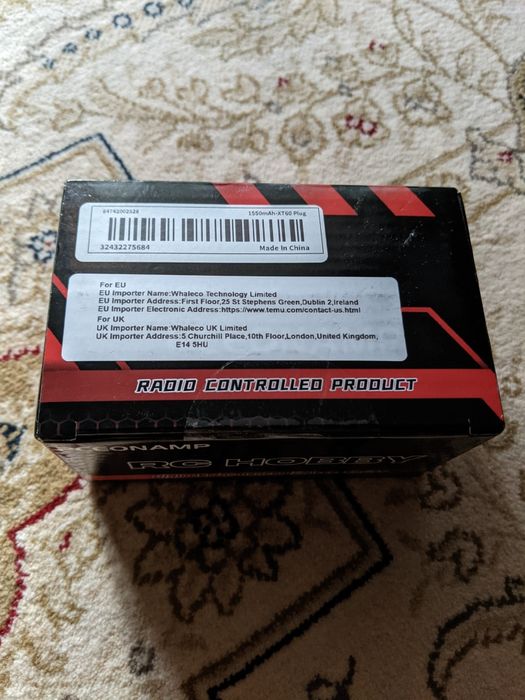 Батарея для дрона Lipo 6S 1550mah 22.2v XT60