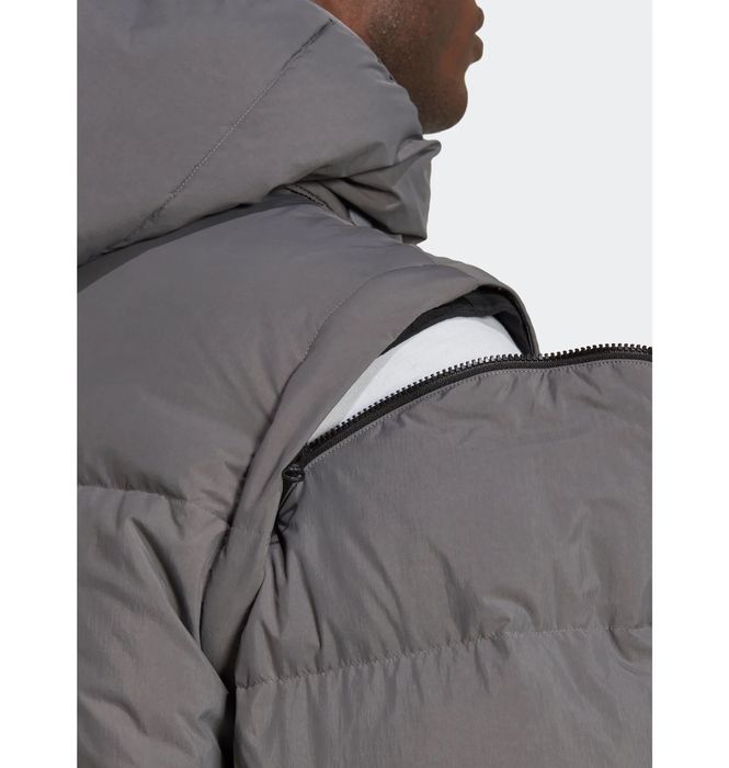 Пуховик Adidas Rifta Grey/Black HL6787 (L)Оригінал/куртка адідас