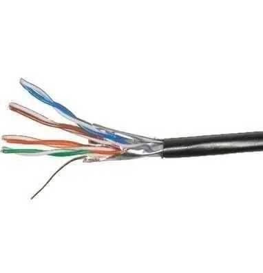 Мережевий кабель FTP CAT5E 4P 0,50 мм DCG (екранований), 305 м, CCA, PVC (упаковка 305 метрів)