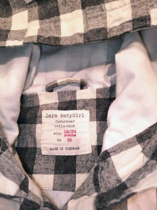 Płaszczyk dziewczęcy ZARA r.92