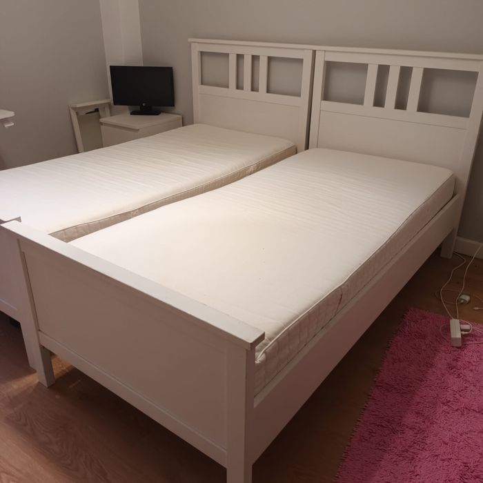 2 camas HEMNES individuais