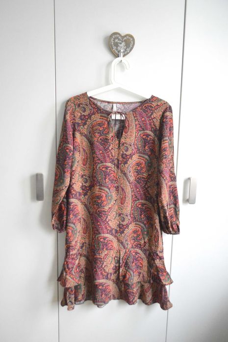 Cotton Club sukienka S made in poland boho indie