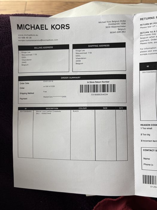 Michael Kors Mercer mała