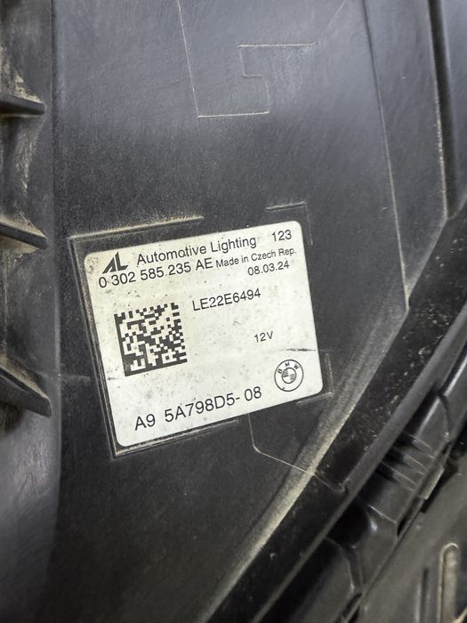 BMW i5 5 G60 фара ліва USA бмв 5 г60 Америка