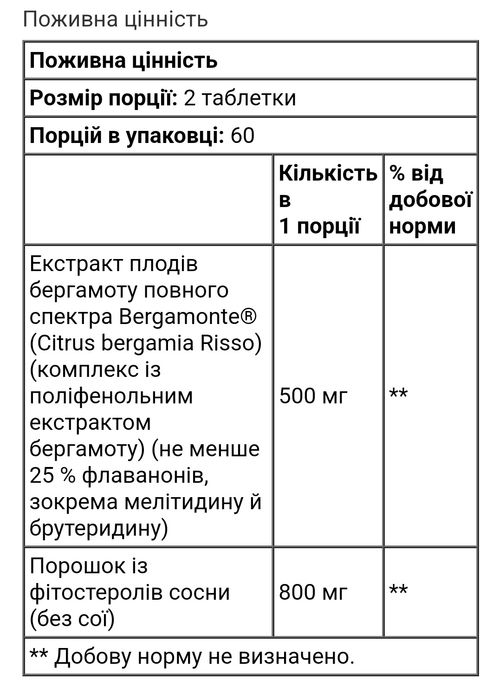 Now Foods холестерол Cholesterol Pro для зниження холестерину 120 шт