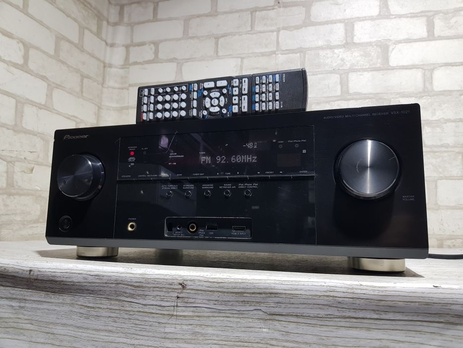 Пульт!7.1AV Ресивер Pioneer VSX-1021-K. 7*150 Ват! USB , HDMI