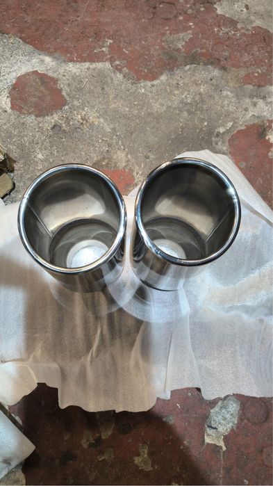 Linha direta toda em inox de 76 com panela com valvula eletrica  para golf 7 gti S3 8V e golf 7R