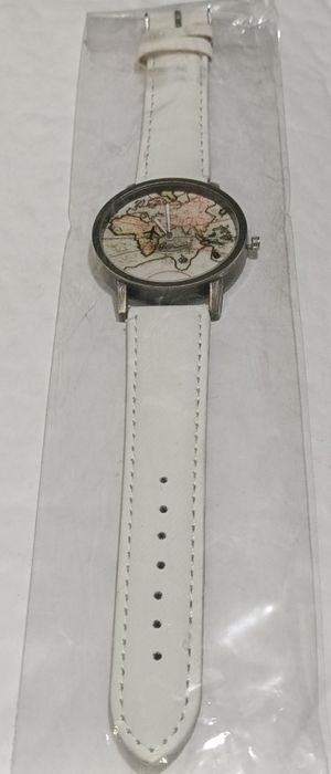 Relógio Unissex - Relógio Mapa Mundi com Avião