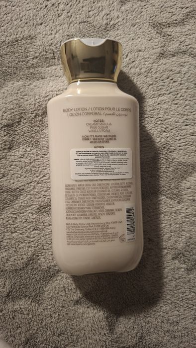 balsam bath & body works pink matcha latte