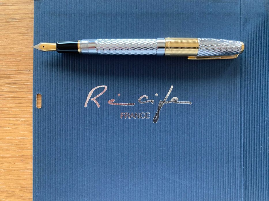 Caneta Récife p.slime metal arabesque