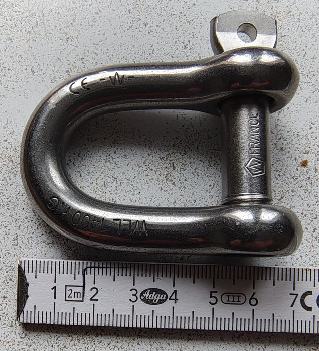 Okazja! Szekla stalowa, żeglarska, linowa Wichard