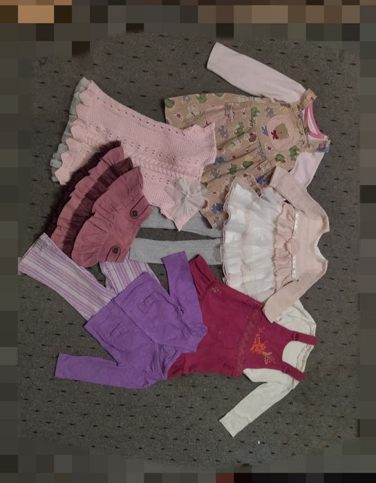 Пакет сарафан платье туника юбка лосины жилет12-24мес