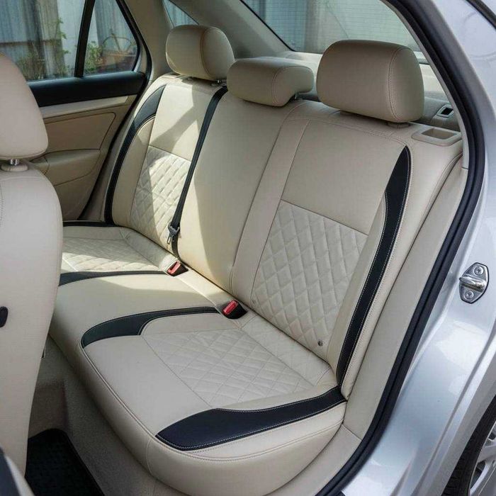 Чехлы в салон Skoda Octavia A5 / A7 Экокожа Модельные EMC-ELEGANT