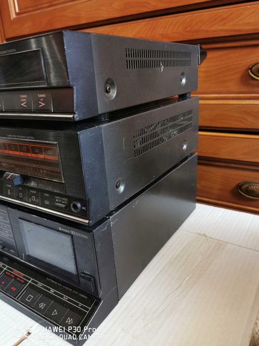 Wieża Wzmacniacz Stereo JVC AX-E33 Tuner FX-E77L Deck TD-W33