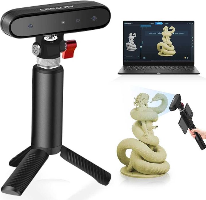 Digitalizador Impressora 3D _ Creality CR-Scan Ferret Scanner Portátil