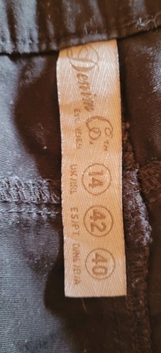 Czarne szorty krótkie spodnie L/XL Denim Co