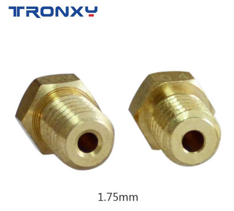 Dysza do drukarki 3D tronxy MK8 M6, złącz pneumatyczne, sprężynki