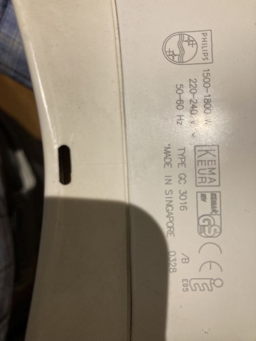 Philips elance 3016 ferro de engomar