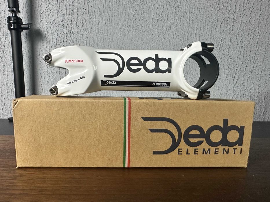 Wspornik / mostek DEDA ELEMENT zero100 white / black